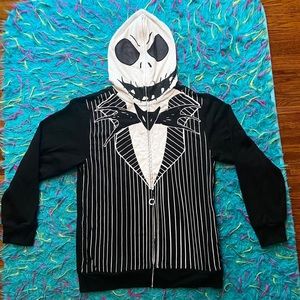 Jack skellington zip up hoodie